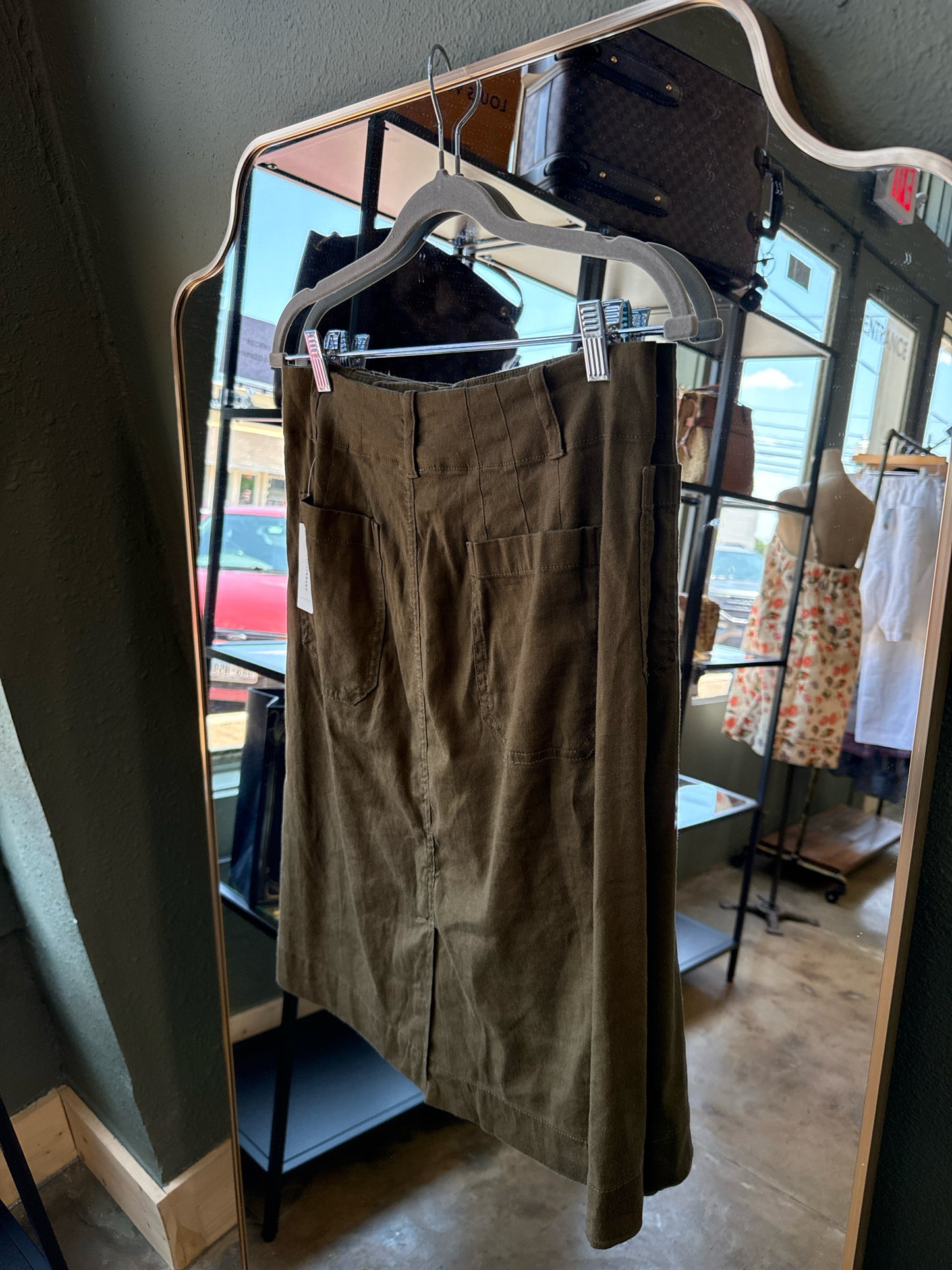 Maeve Size M Brown Skirt