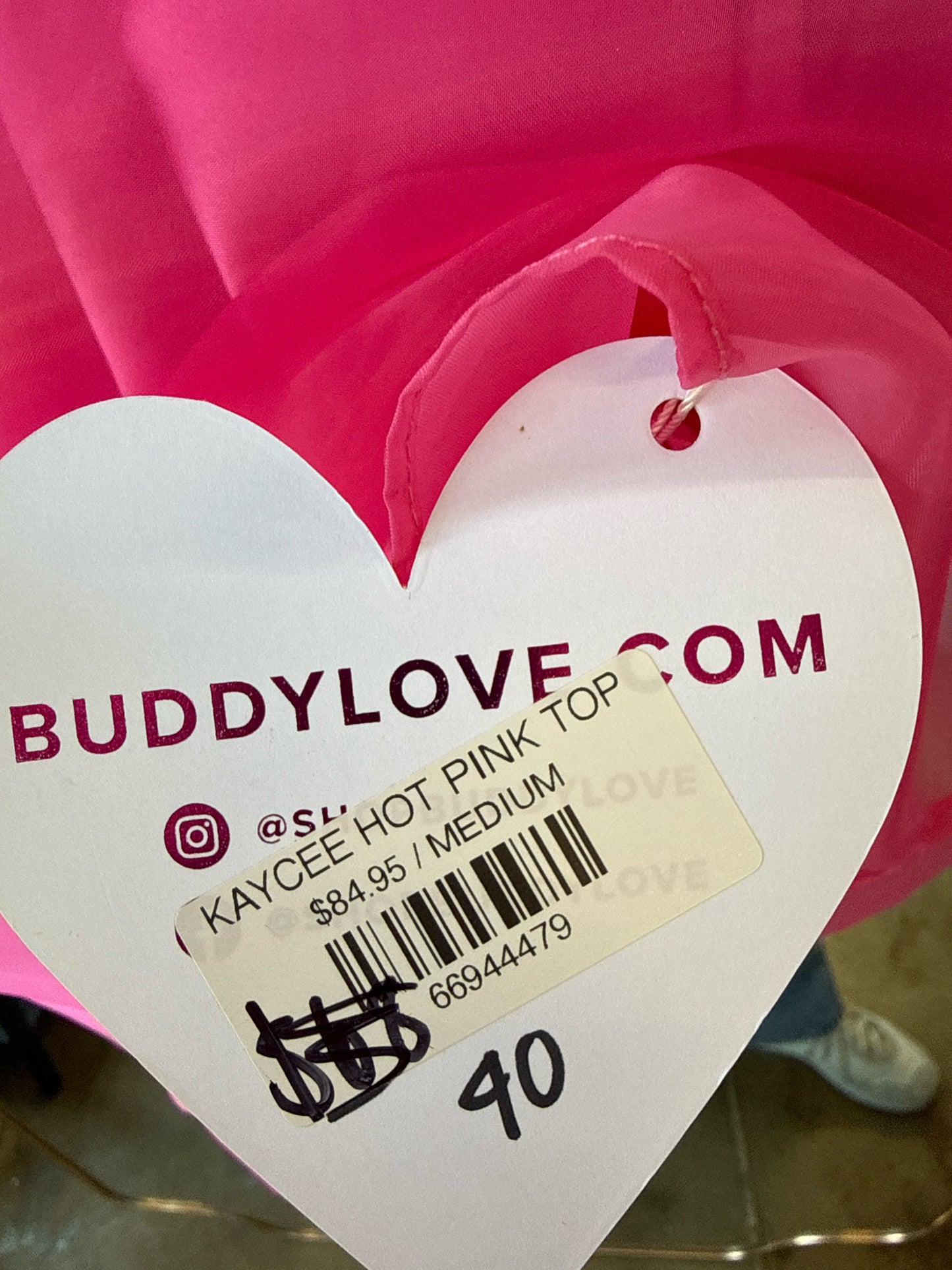 buddy love Size M Pink Top