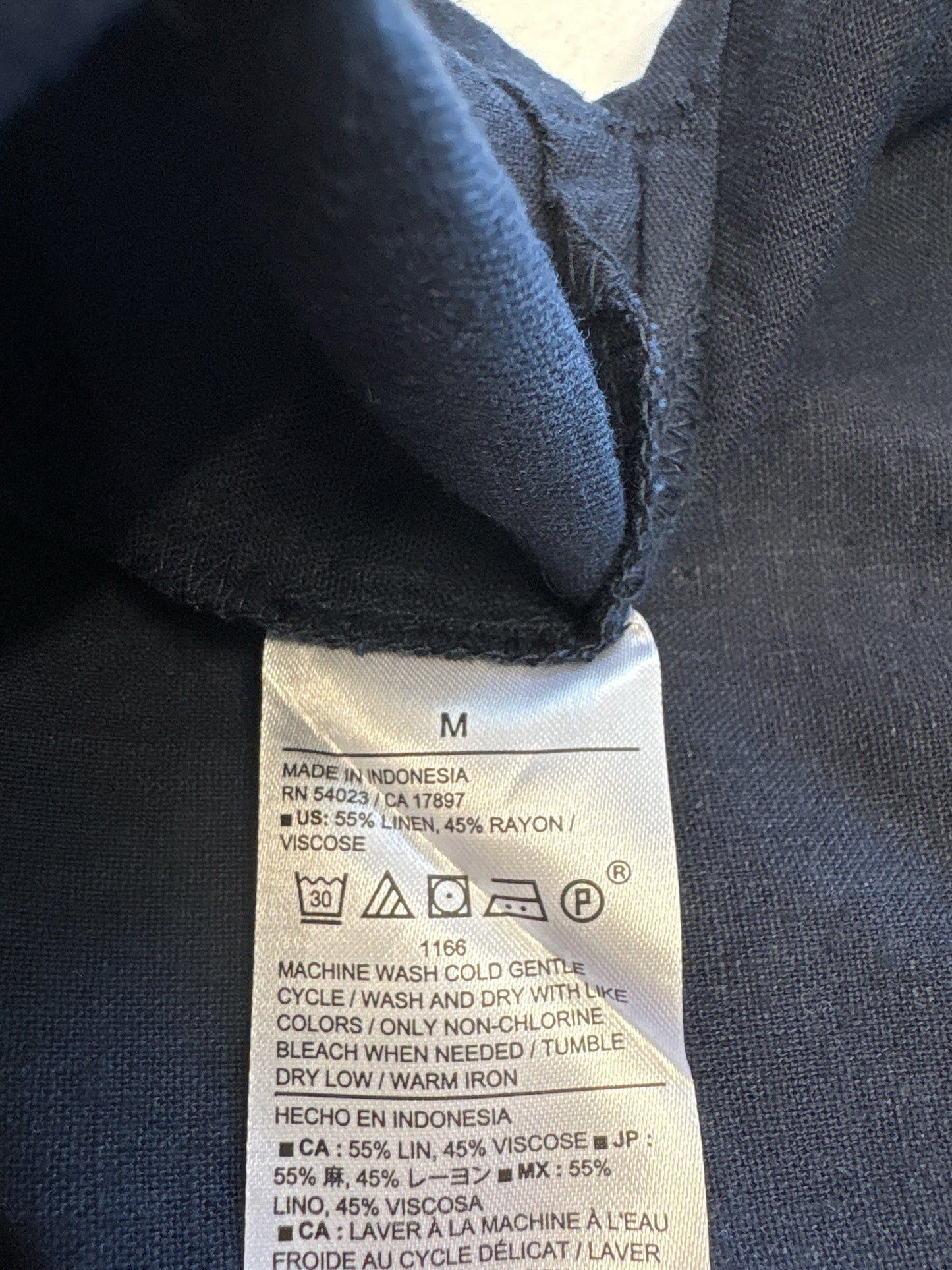 Banana Republic Size M Navy Top