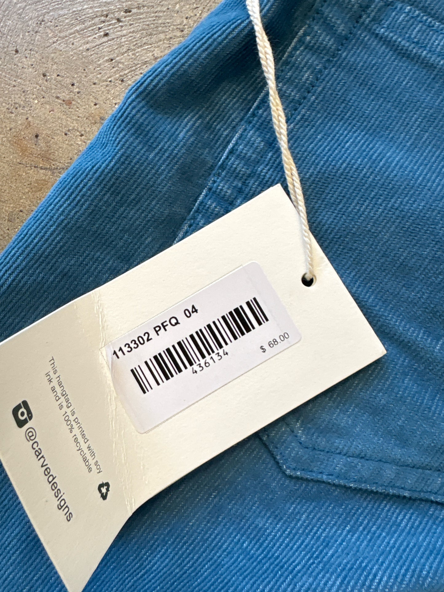 Carve Designs Size 4 Turquoise Shorts