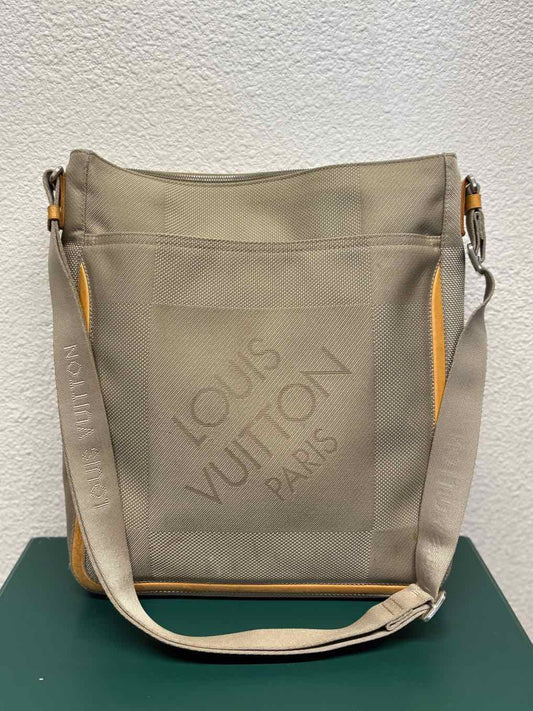 Louis Vuitton Gray/Tan Crossbody Bag