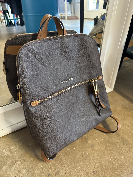 MICHAEL KORS Brown/Multi Signature Monogram Bag