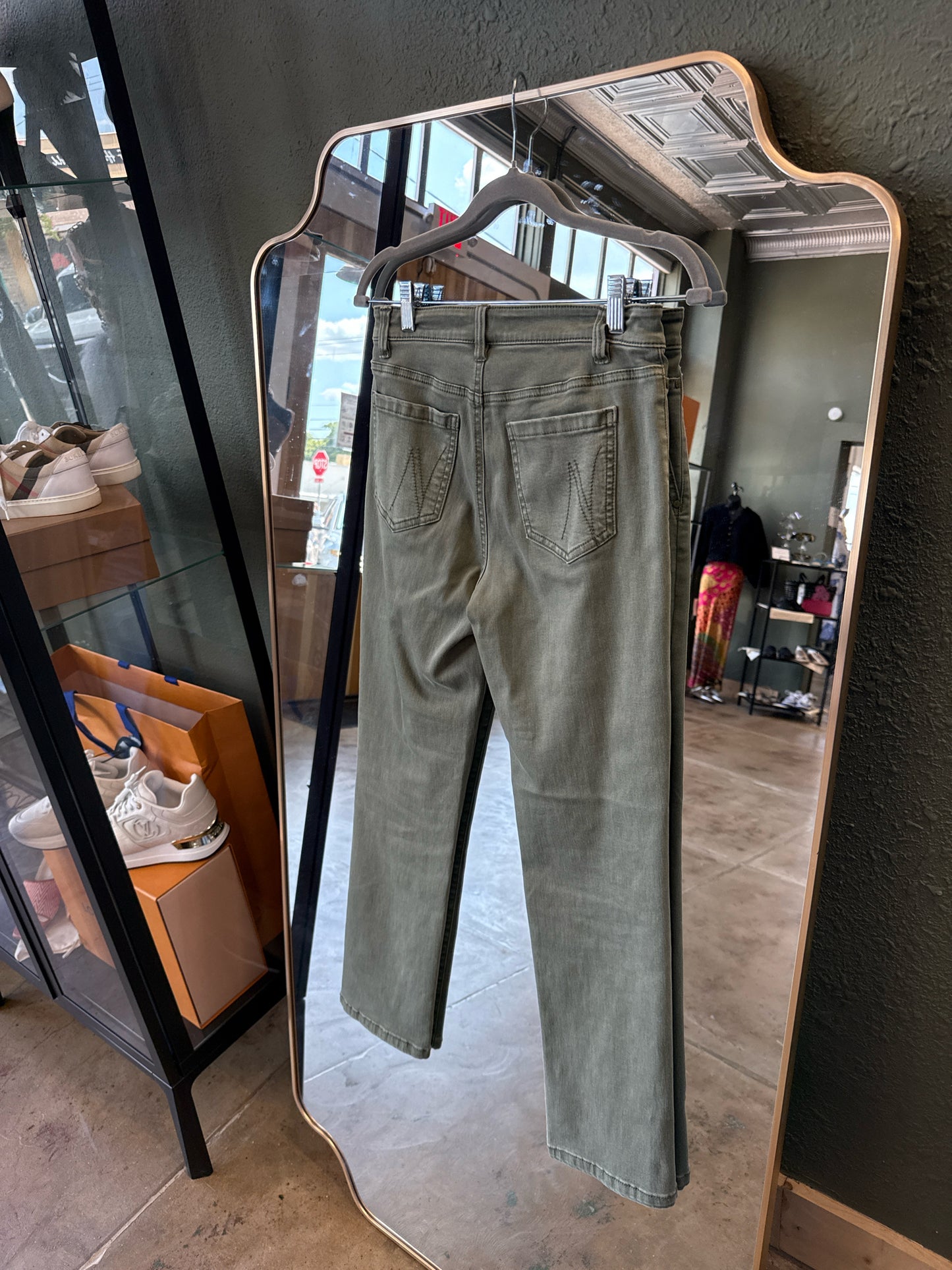 NZ Denim Size 27 Green Pants