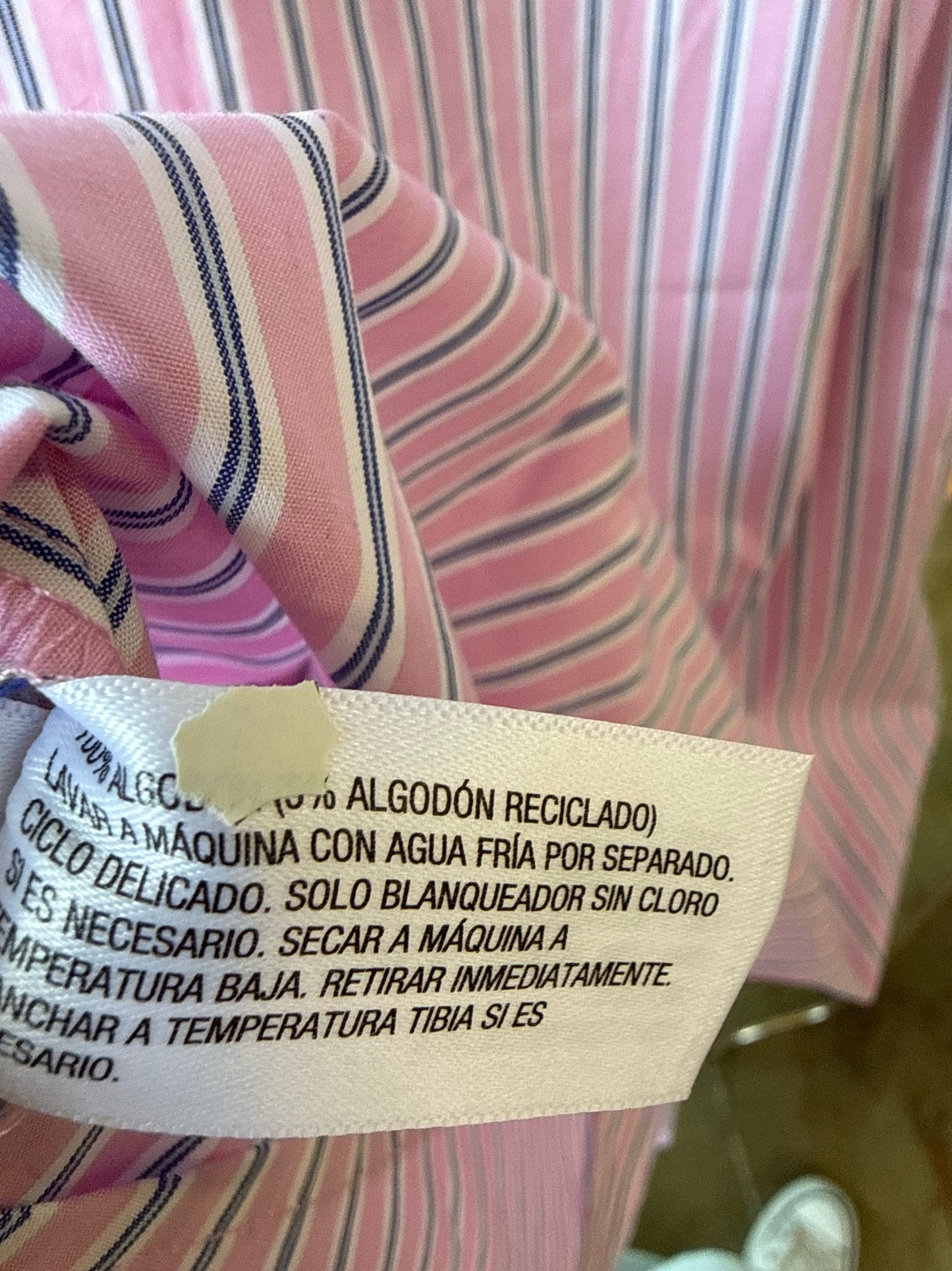 Size L Pink/Blue Dress