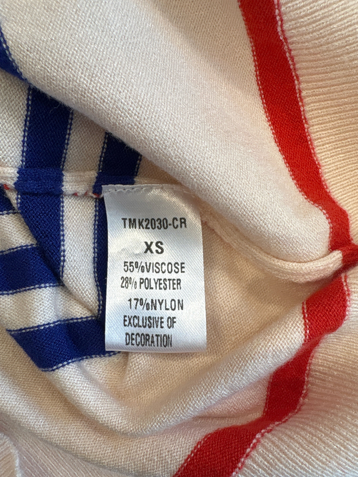 THML Size XS pink and blue Sweater