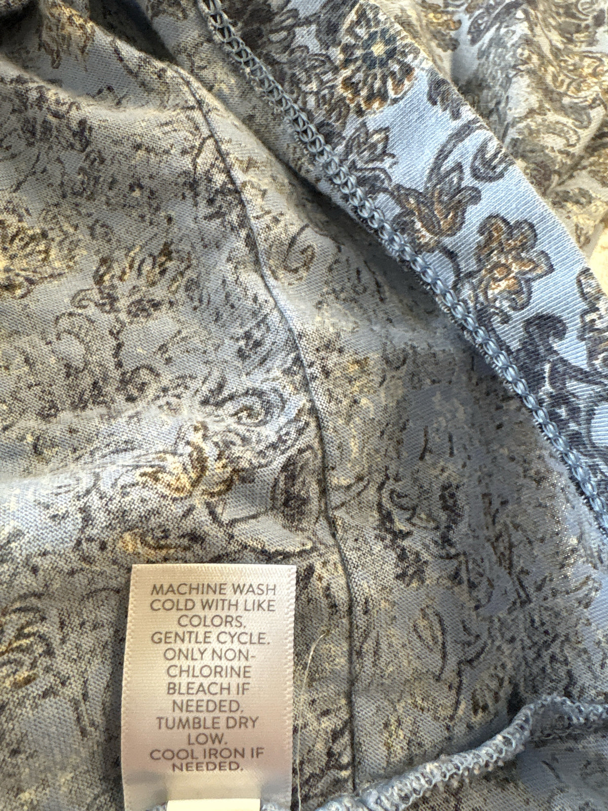 pure jill Size M Blue Floral Dress