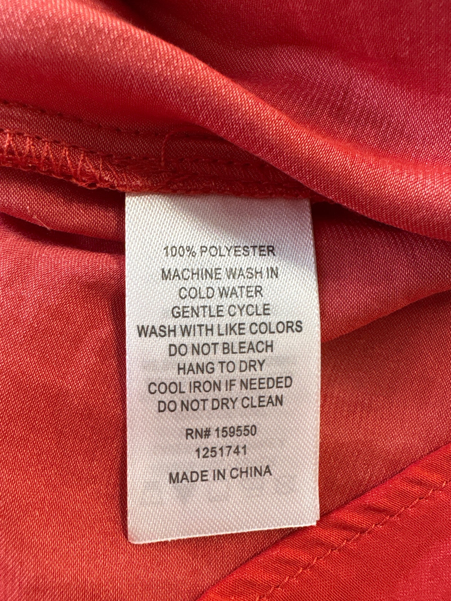 Maison d' Amelie Size XS Red Top