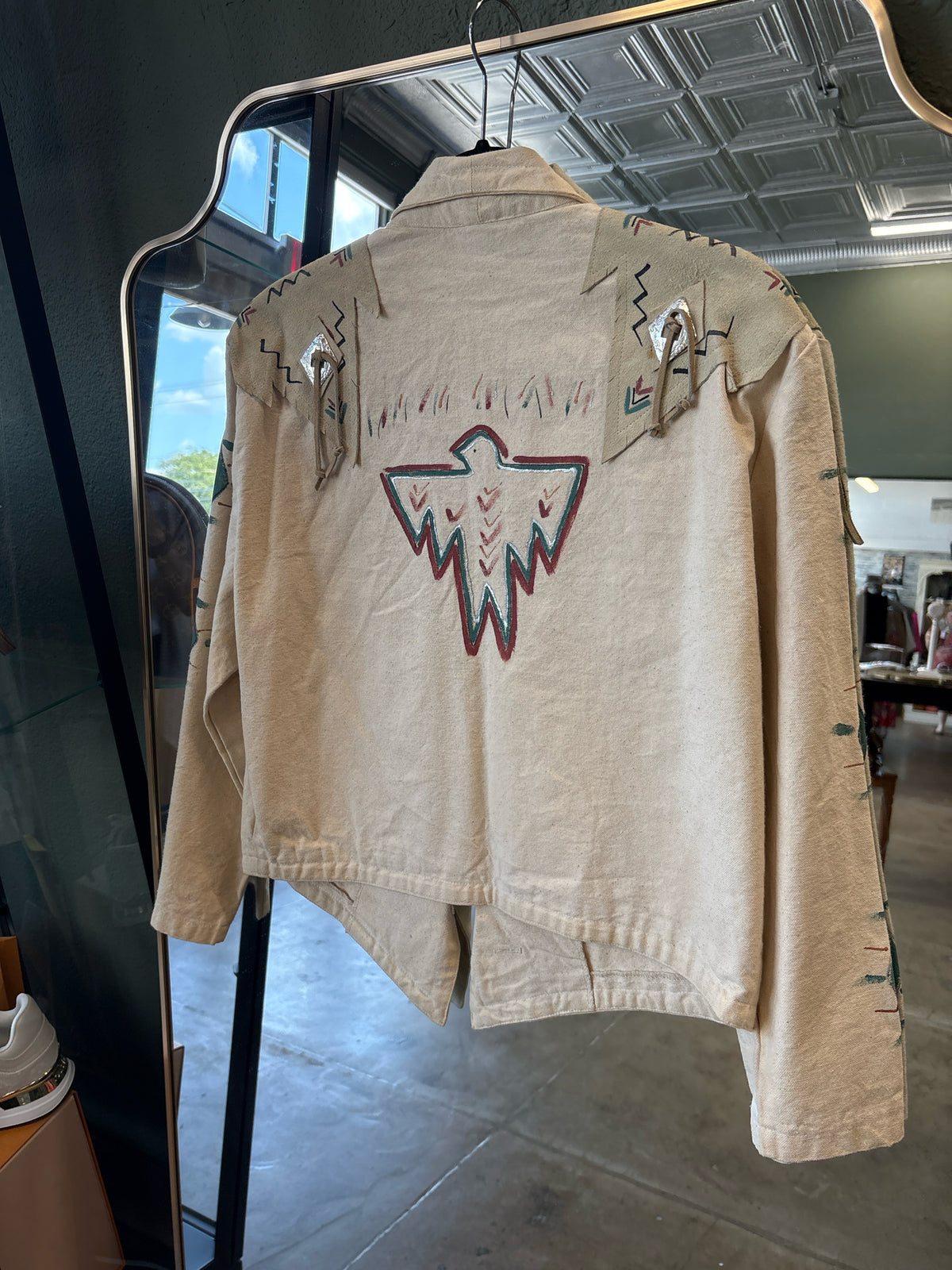 Size S cream print Jacket