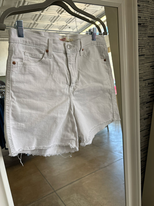 Levi Strauss Size 8 White Shorts