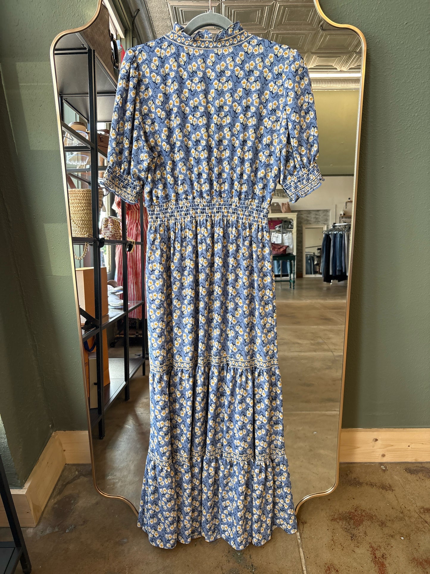 Max Studio Size M blue + multi Dress