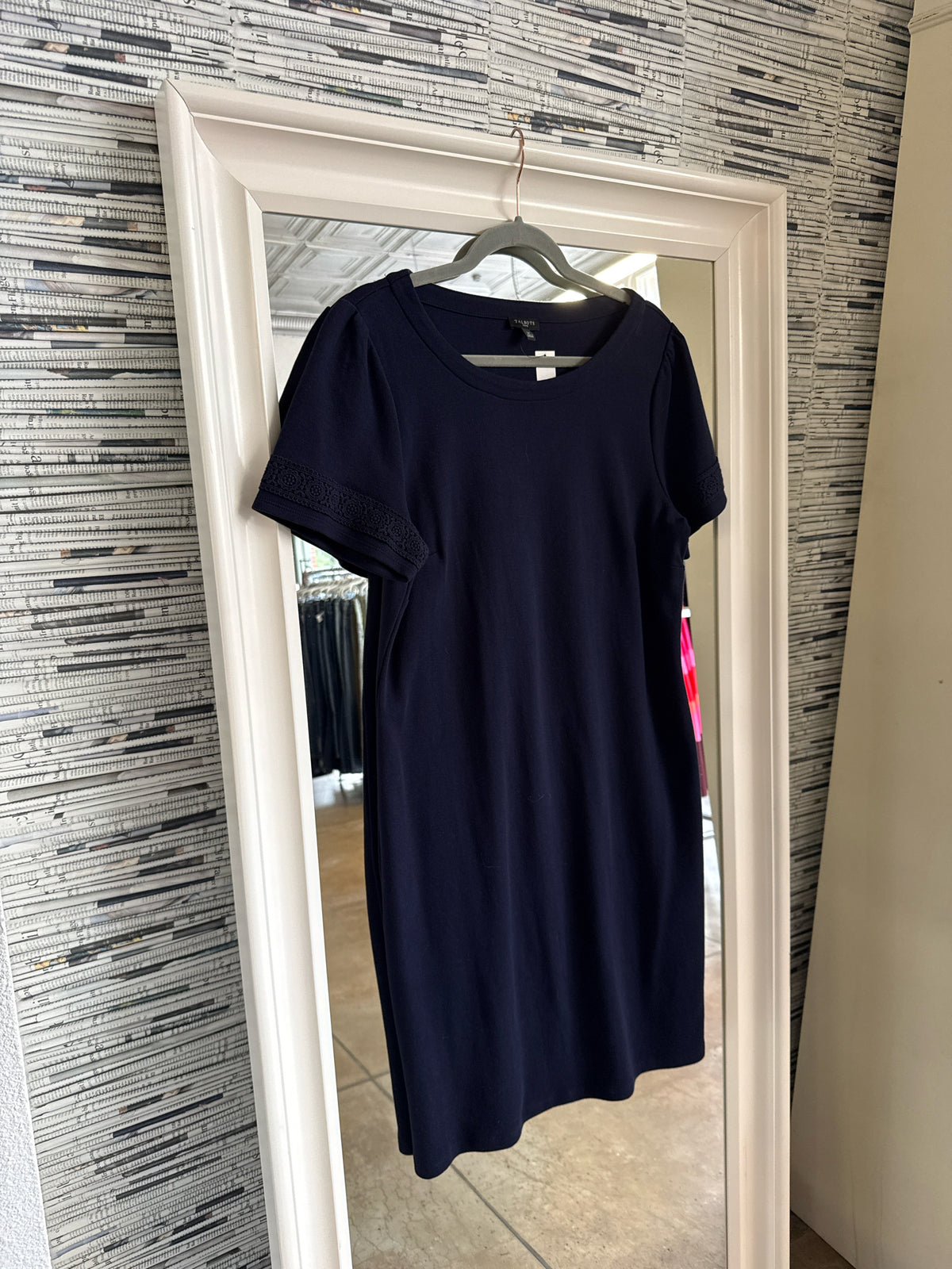 TALBOTS Size LP Navy Dress