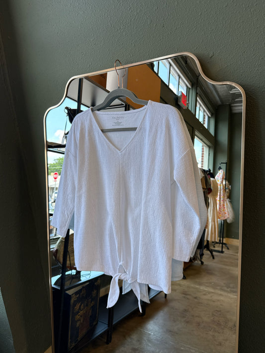 TALBOTS Size LP White Top