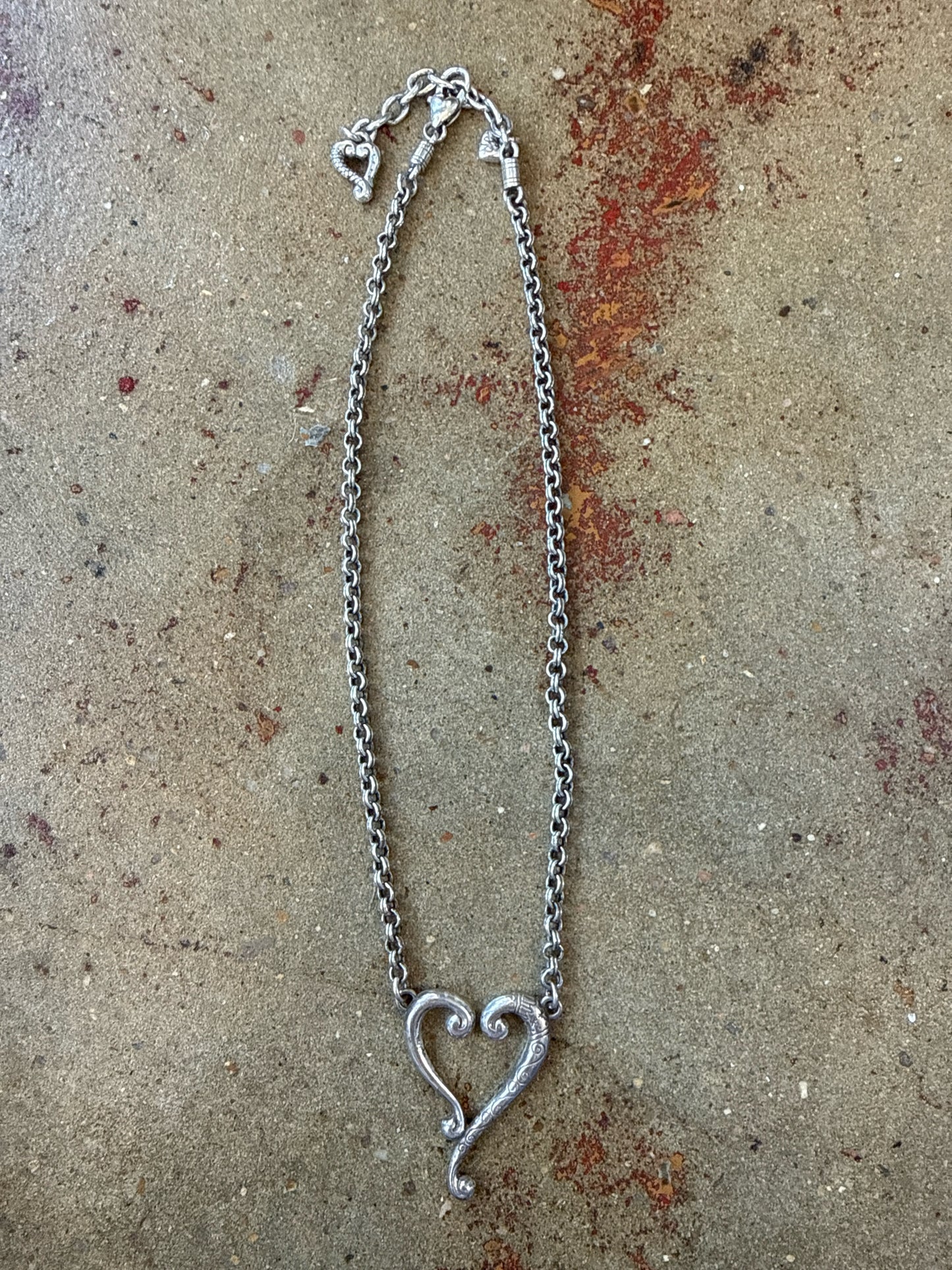Brighton Silver Heart Necklace