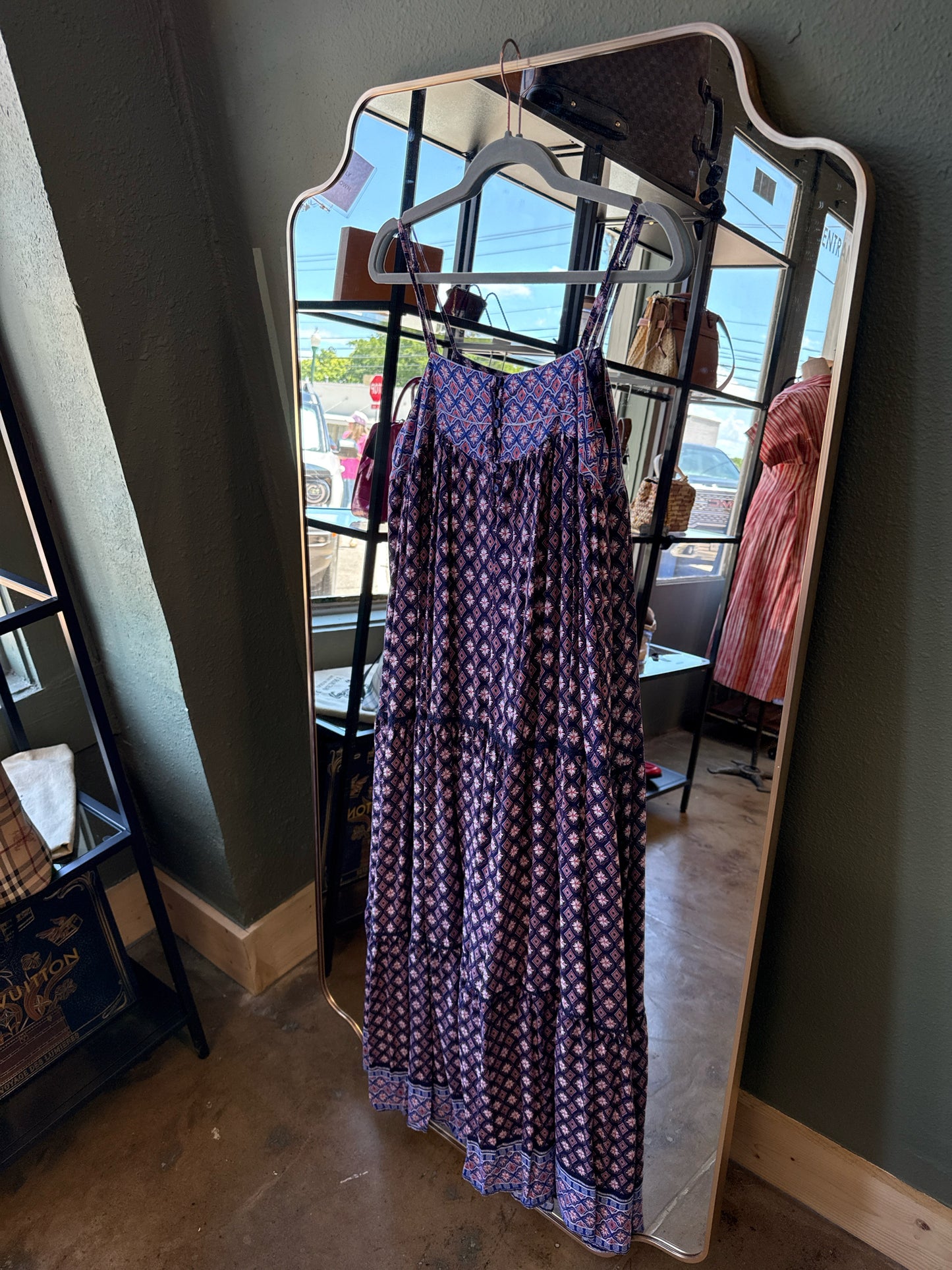 In Loom Size L Blue spagetti strap Dress