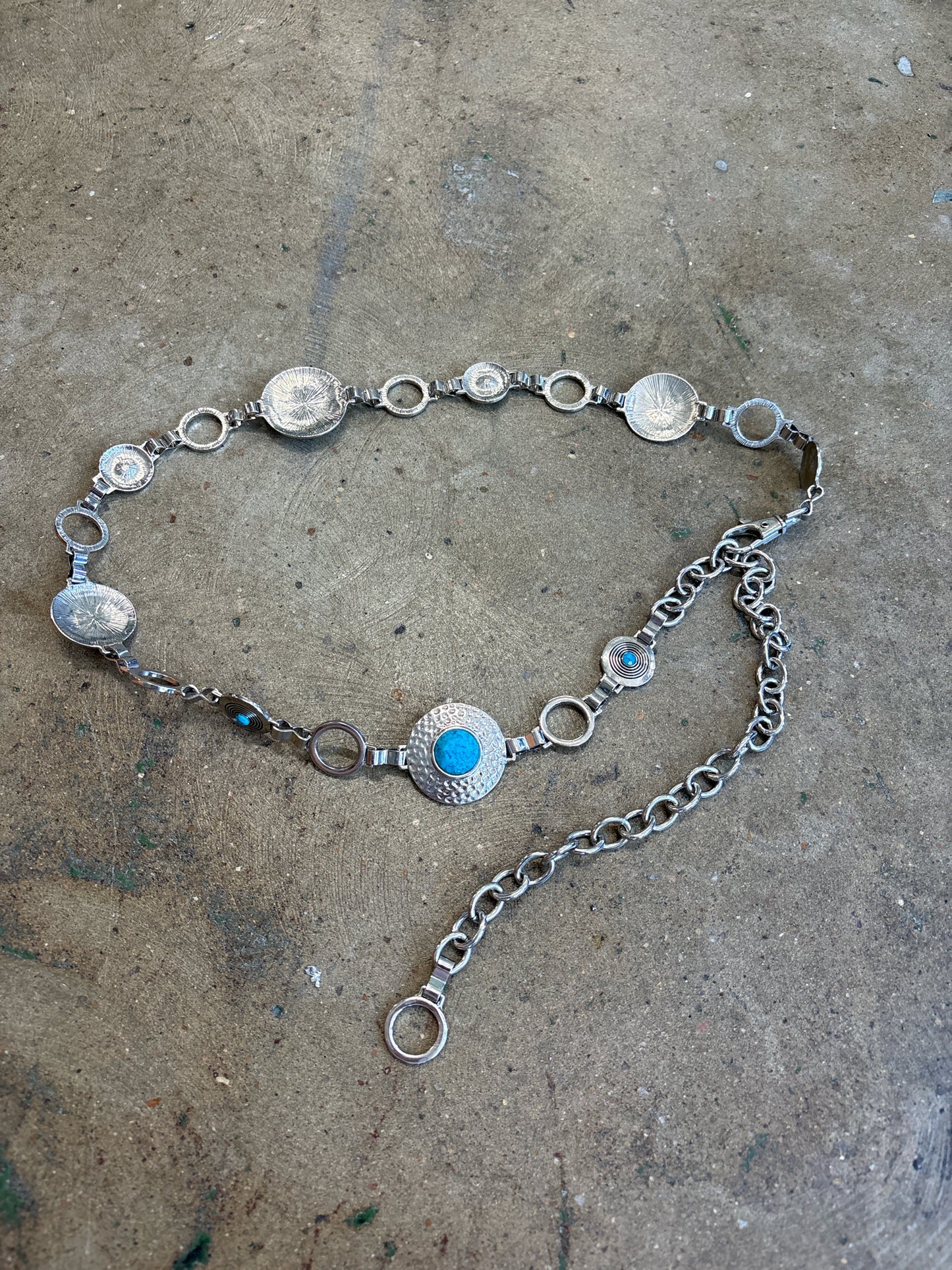 Silver & Turquoise Belt