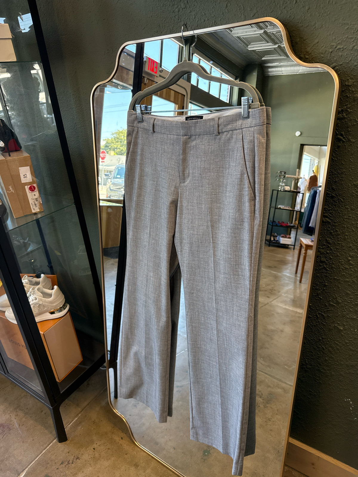 Banana Republic Size 10 Gray Pants