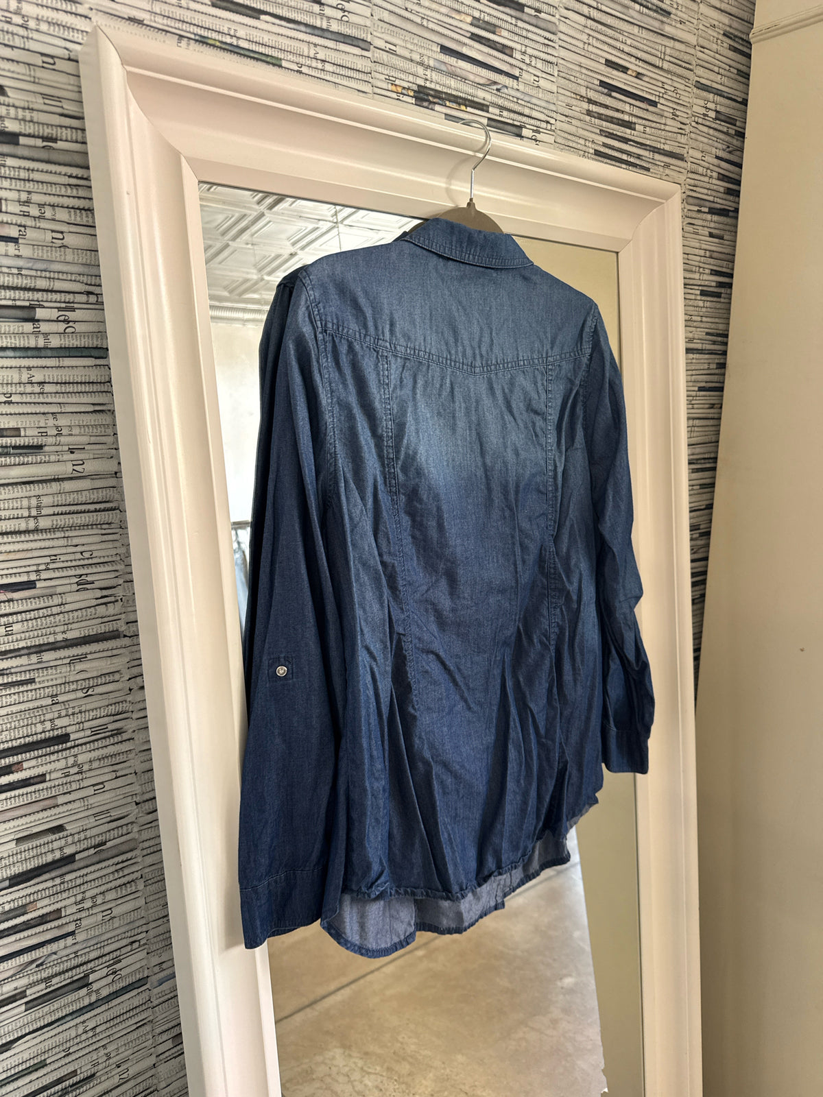 Lane Bryant Size 18 Denim Top