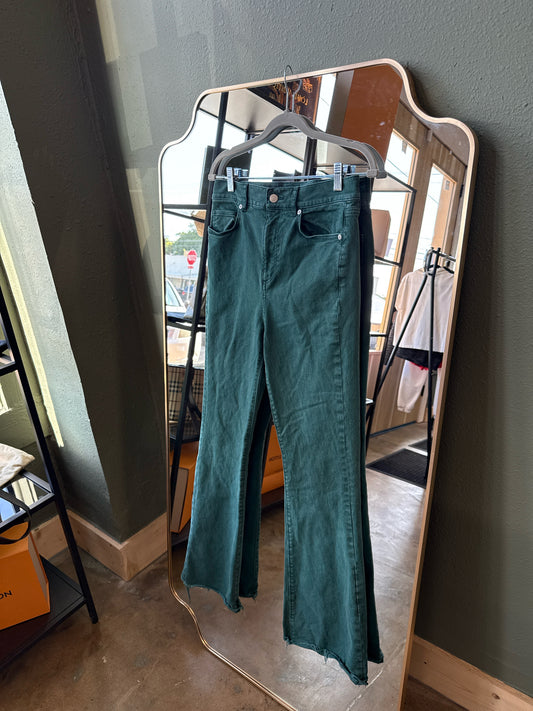 LOFT Size 27/4 Deep Green Pants
