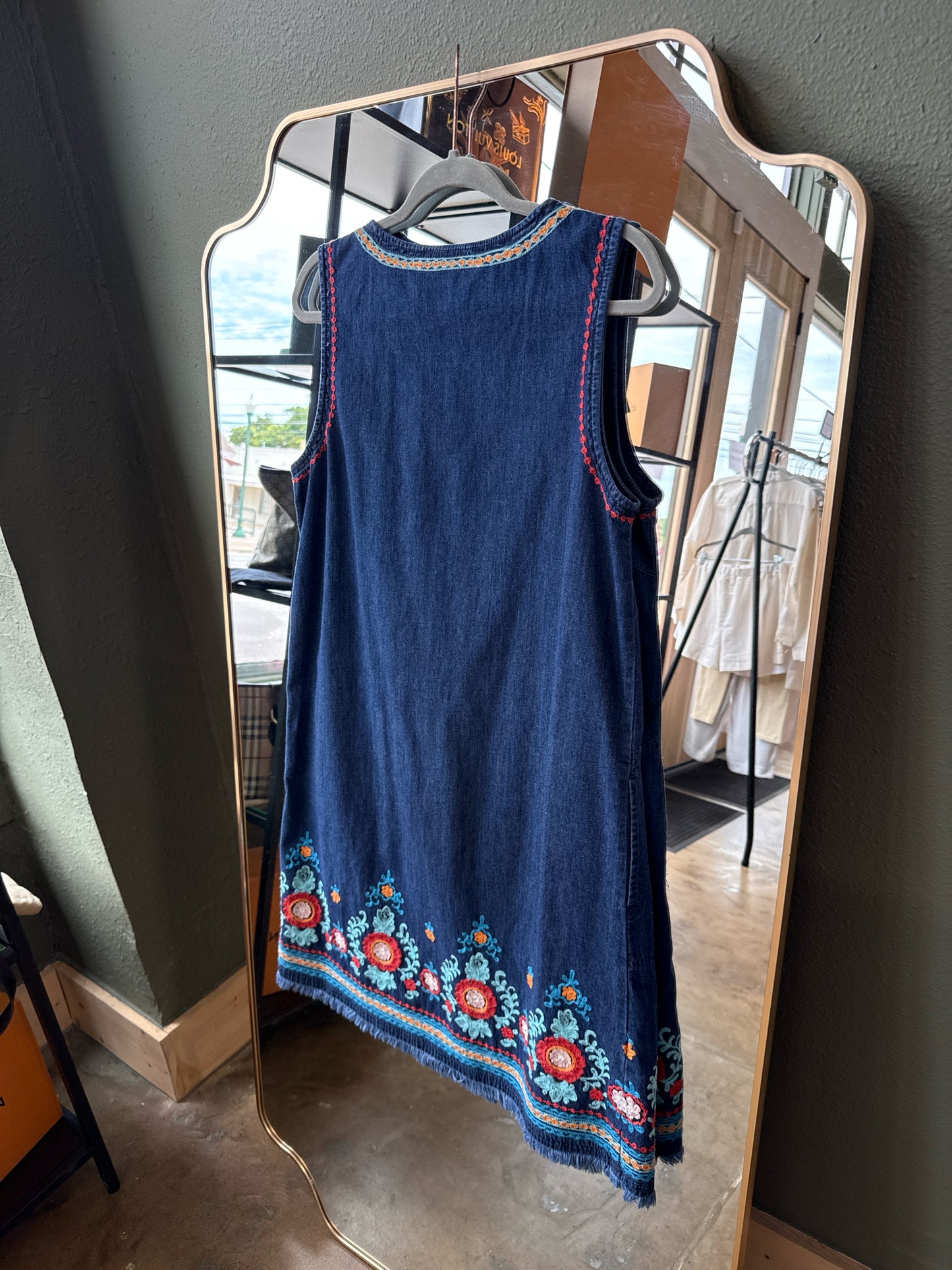 J Jill Size M Denim Dress