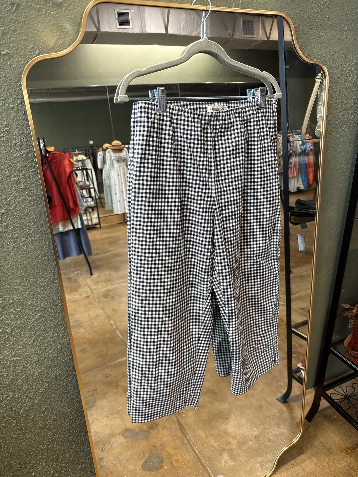 Coldwater Creek Size 8 Black/White Pants