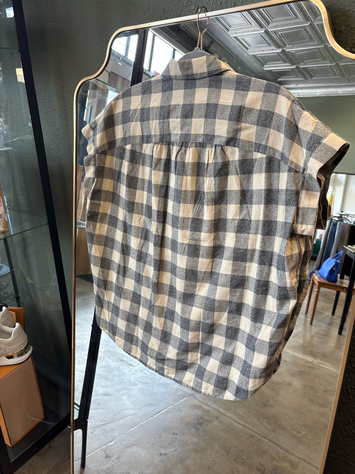 MADEWELL Size S grey/tan Top