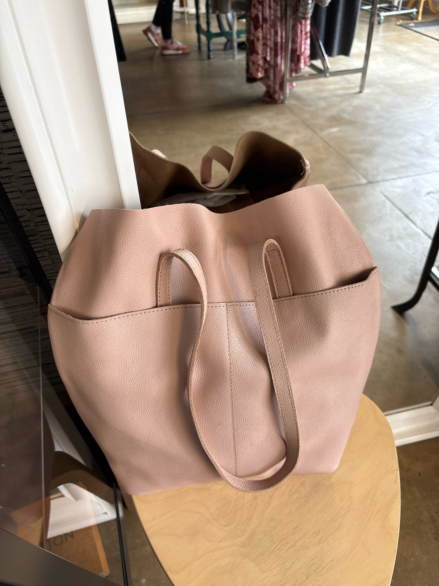 able Tan PEBBLED Bag