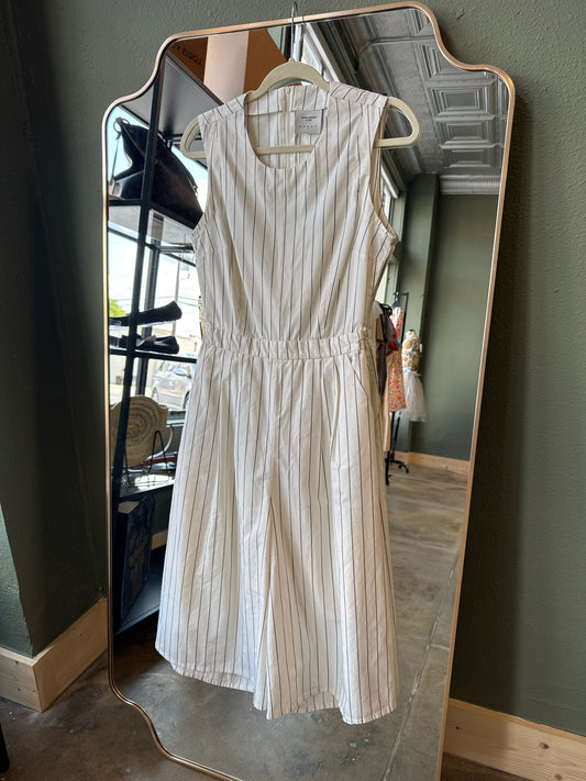 vero moda Size S Ivory/Black Stripe Romper