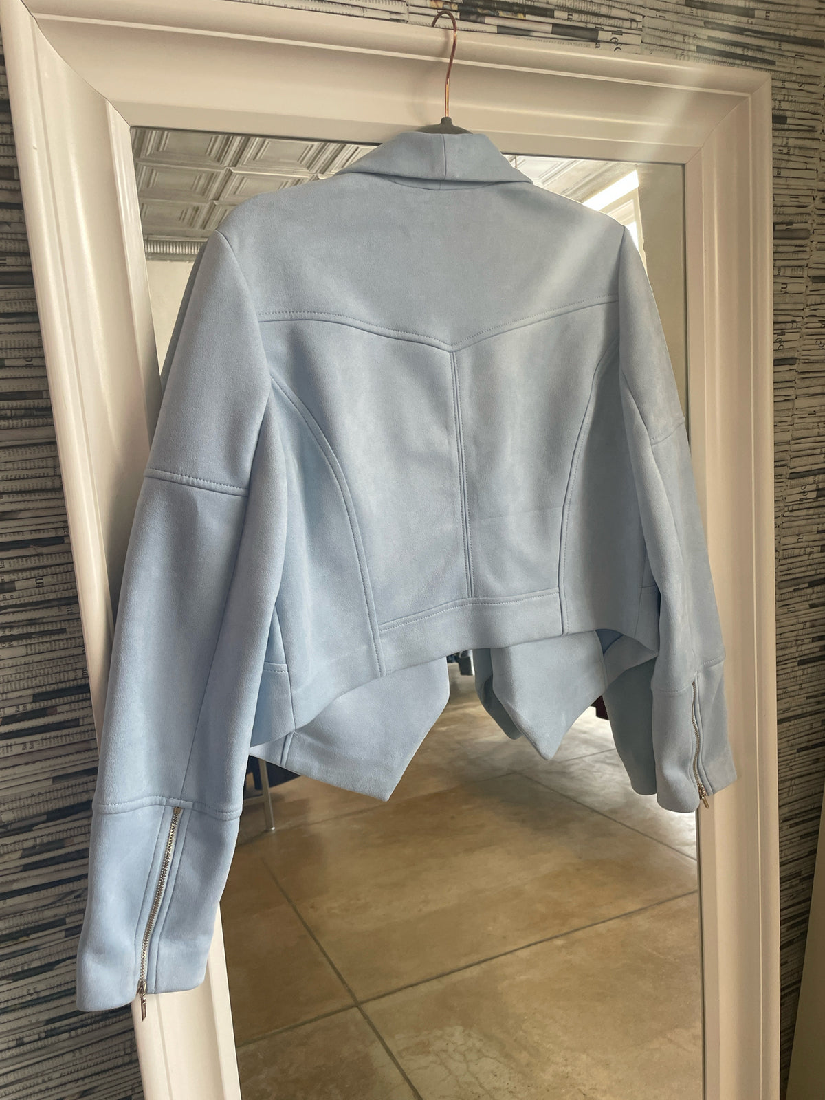 White House Black Market Size M Blue Jacket