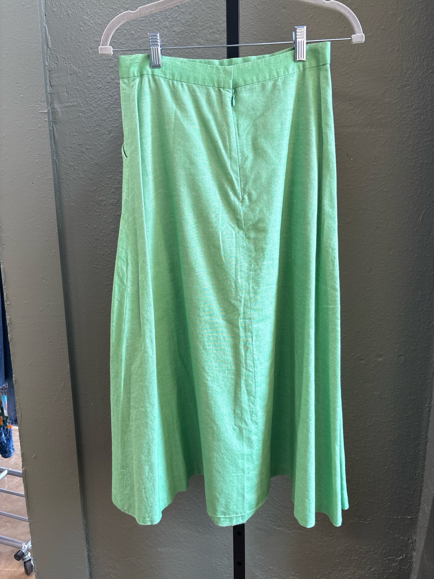 Christine Alcalay Size 2 Green mini Skirt