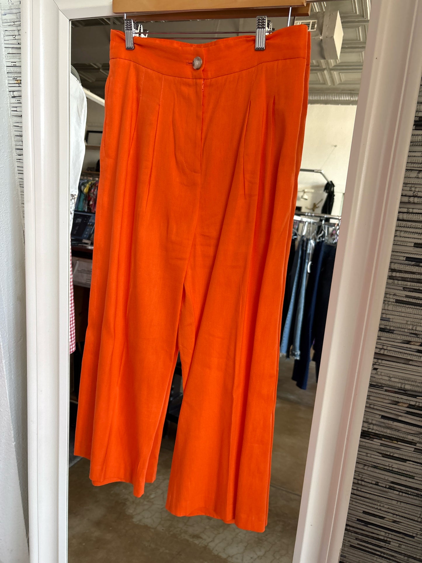 ANTONIO MELANI Size 6 Orange Pants