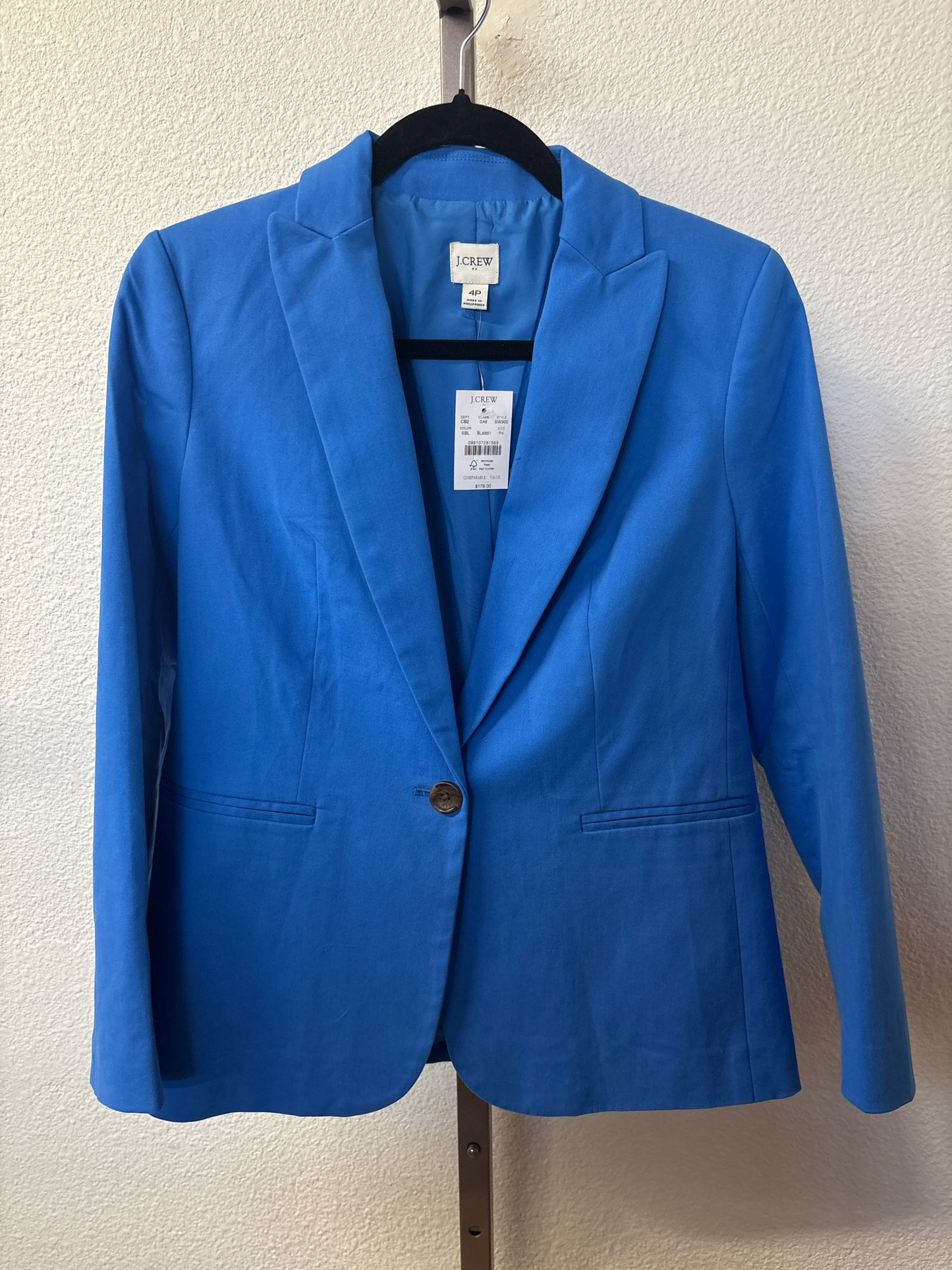 J. CREW Size 4P Blazer