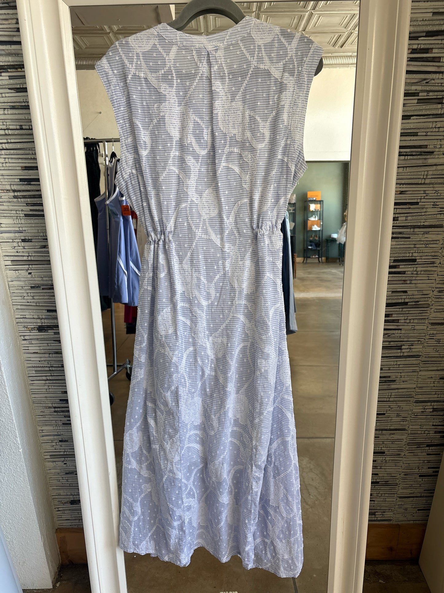 Johnny Was Size L Light Blue Dress