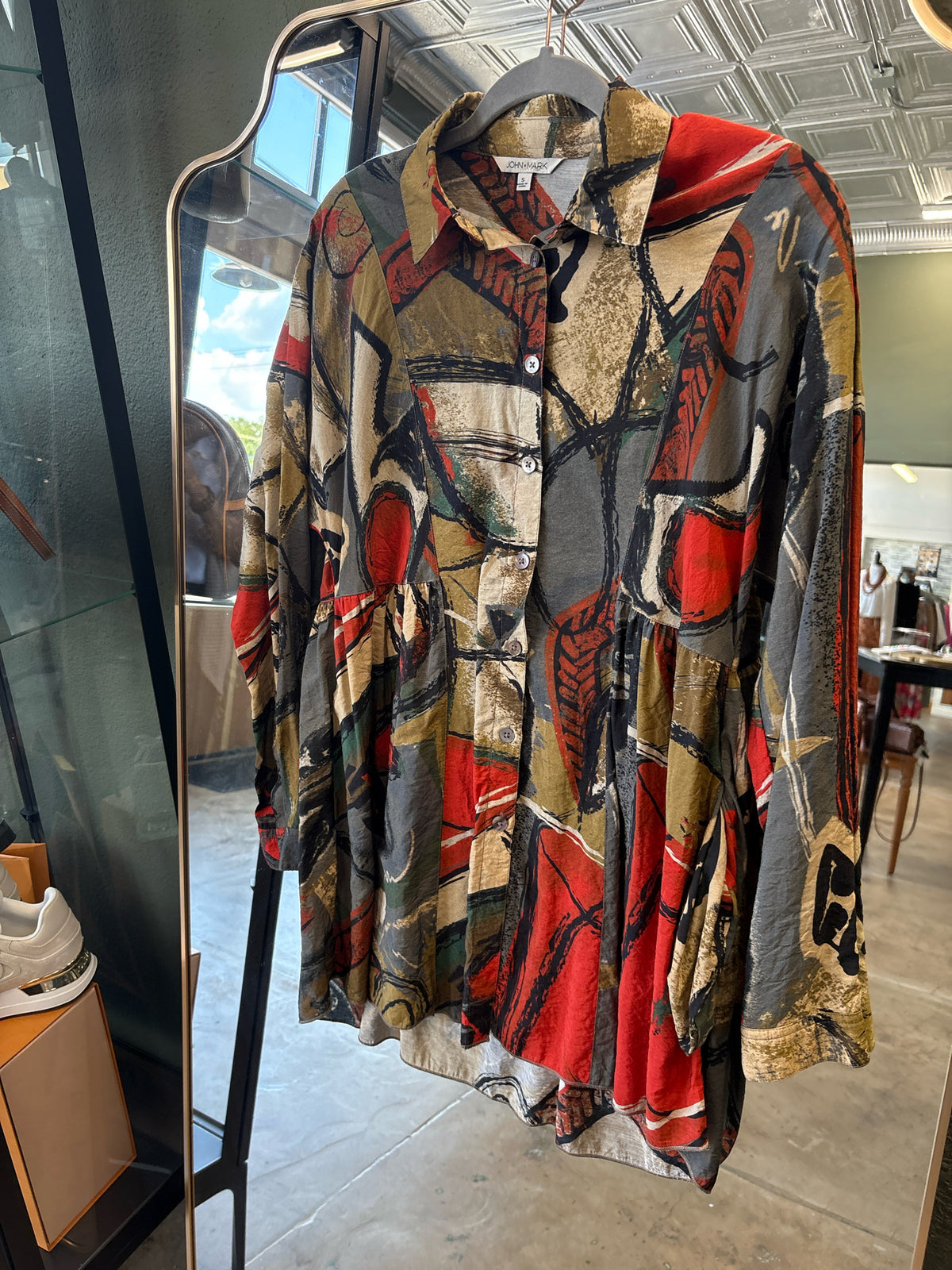 John Mark Size S multi Top
