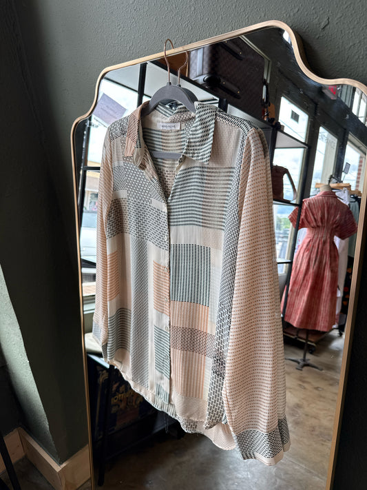 Rose & Olive Cream Top