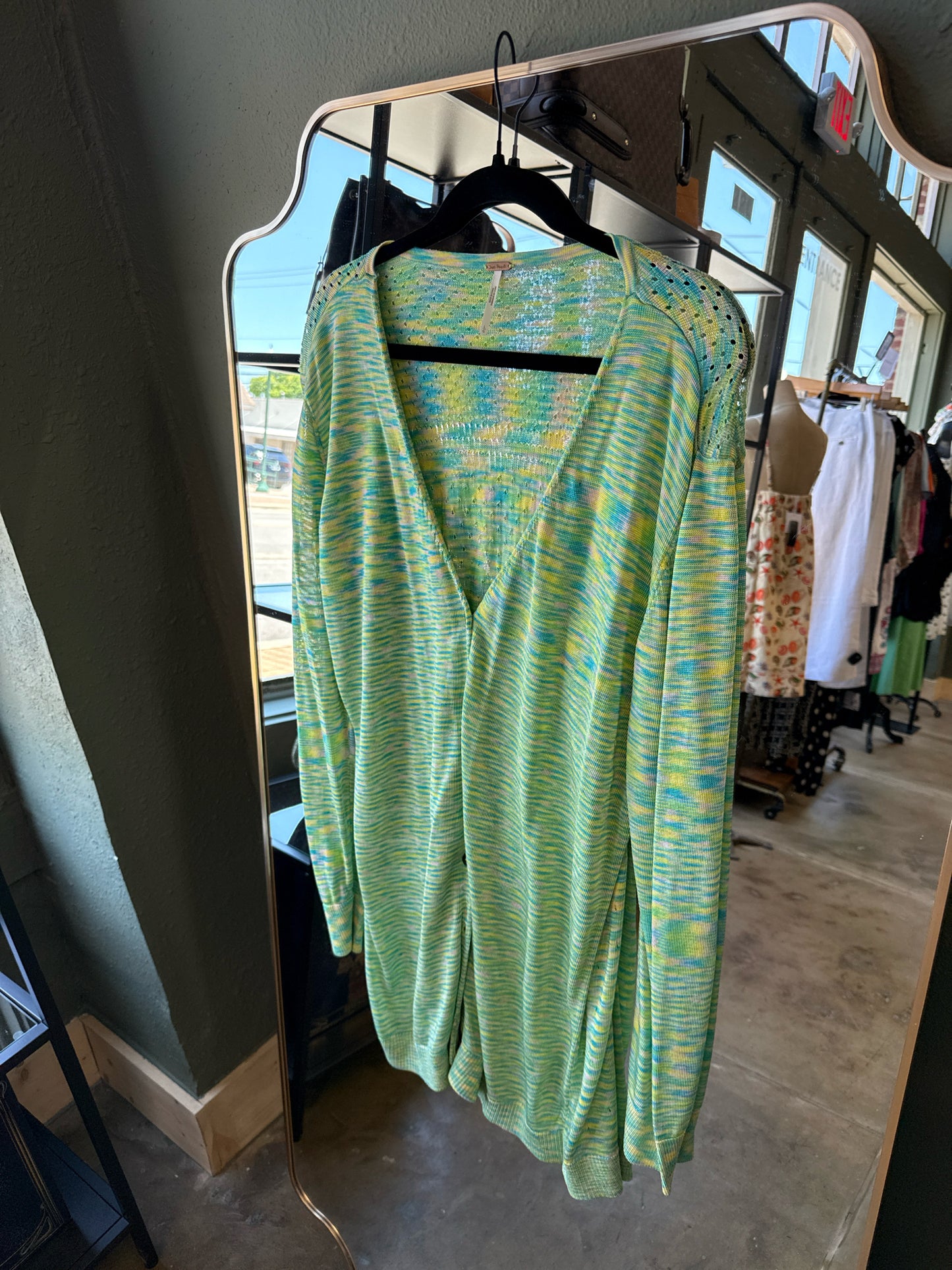 free people Size L green/blue/purple Dress