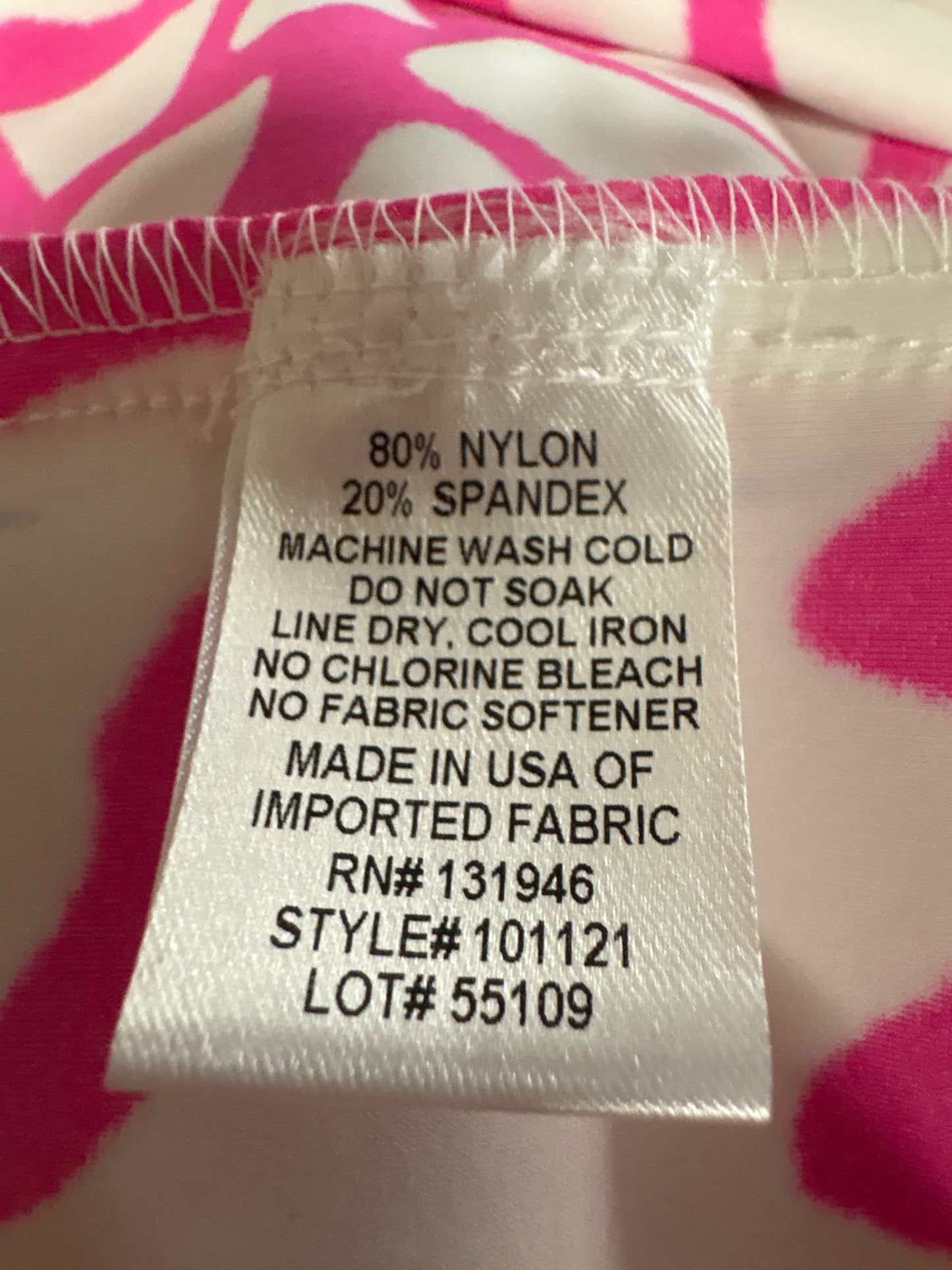JUDE CONNALLY Size S pink and white Coral Reef Dress
