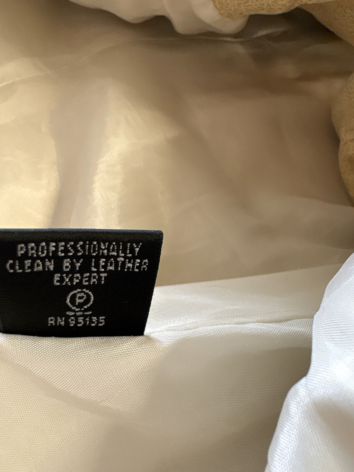 Lafayette 148 Size 4 Gold Leather Blazer