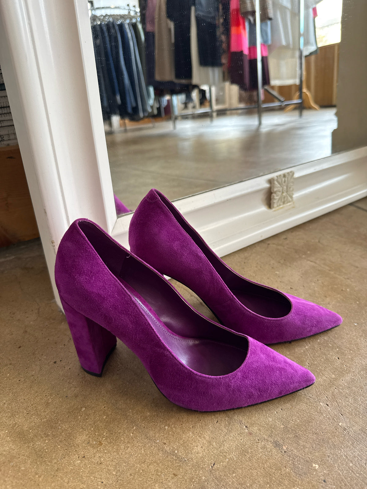 Marc Fisher Shoe Size 6.5 Purple Heels