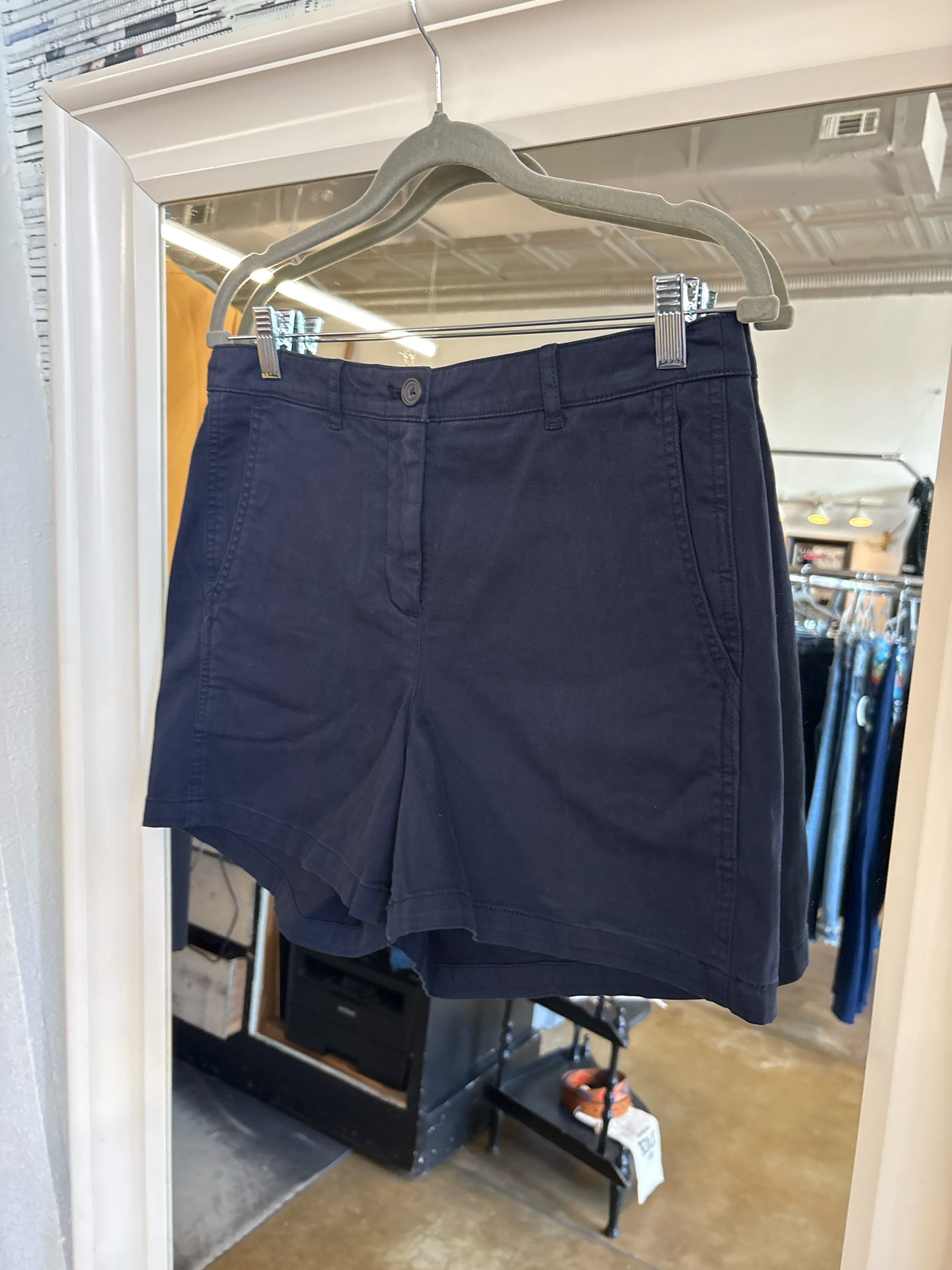 J. CREW Size 4 Navy Shorts