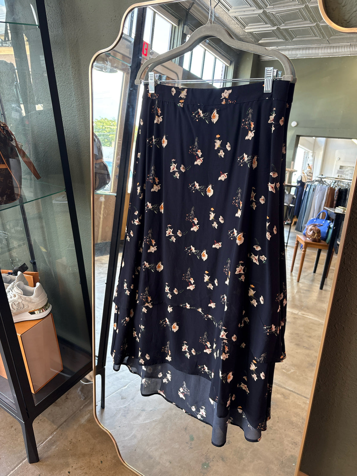 Saint + Sophia Size 10 Black Skirt