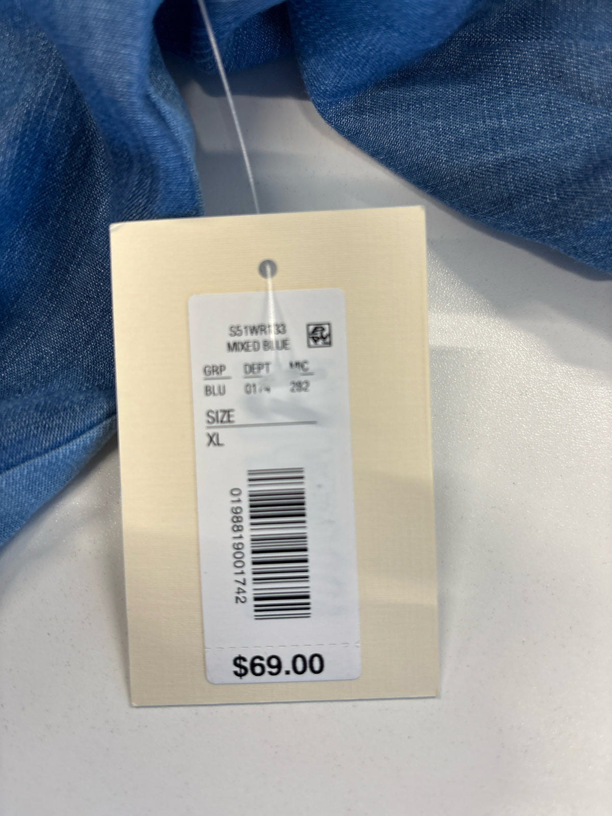 Nurture Size XL Denim Top