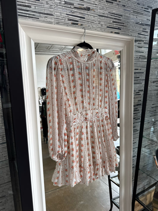 Letmebe Size XXS white/multi Floral Dress