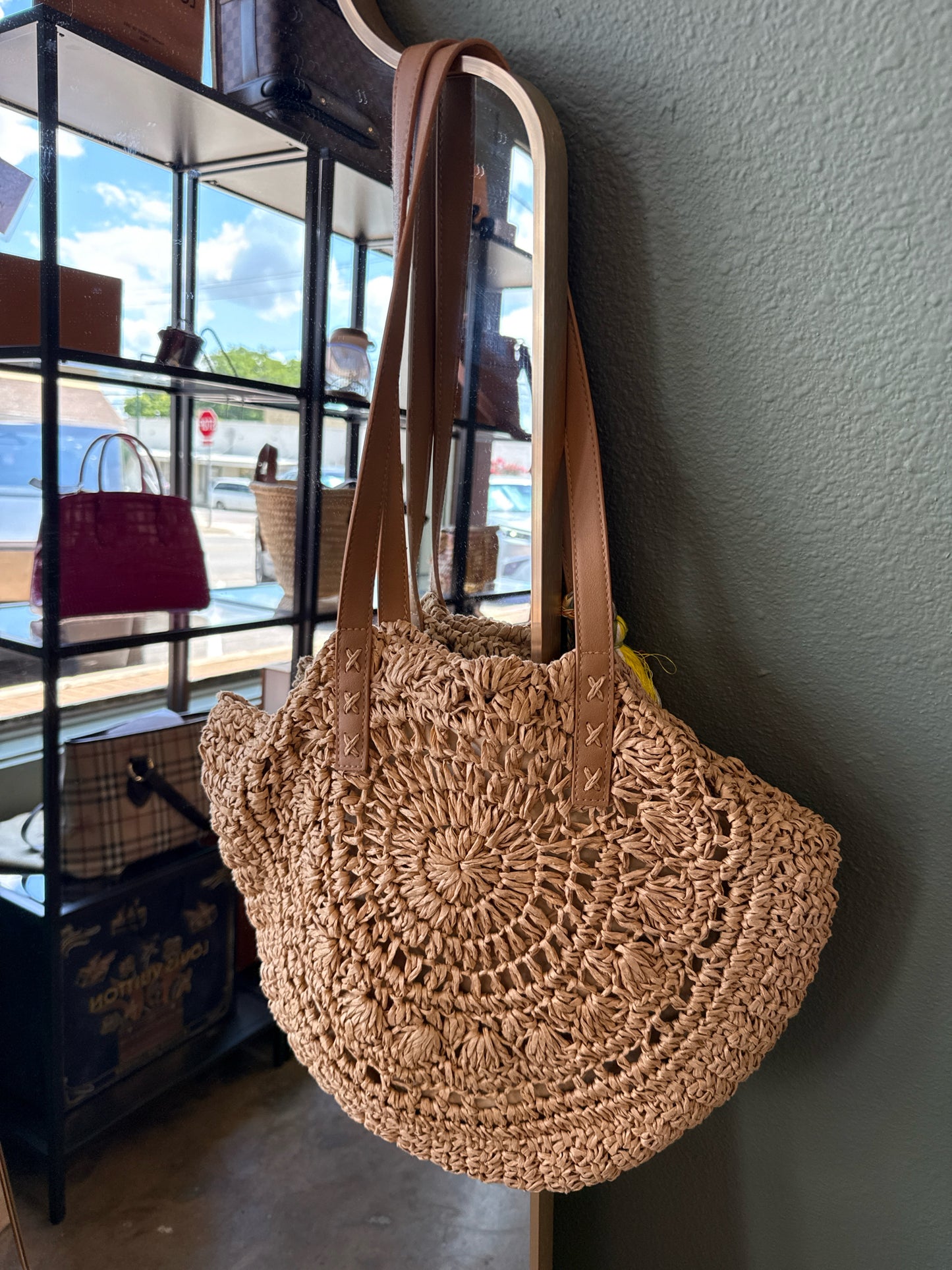 Tan Woven Bag