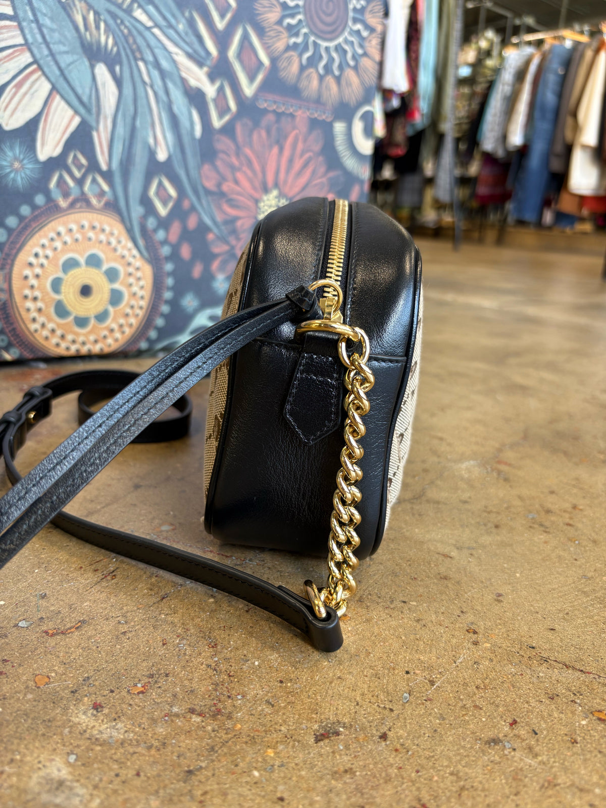 Gucci Black/Multi Signature Monogram Bags/Shoes/Accessories