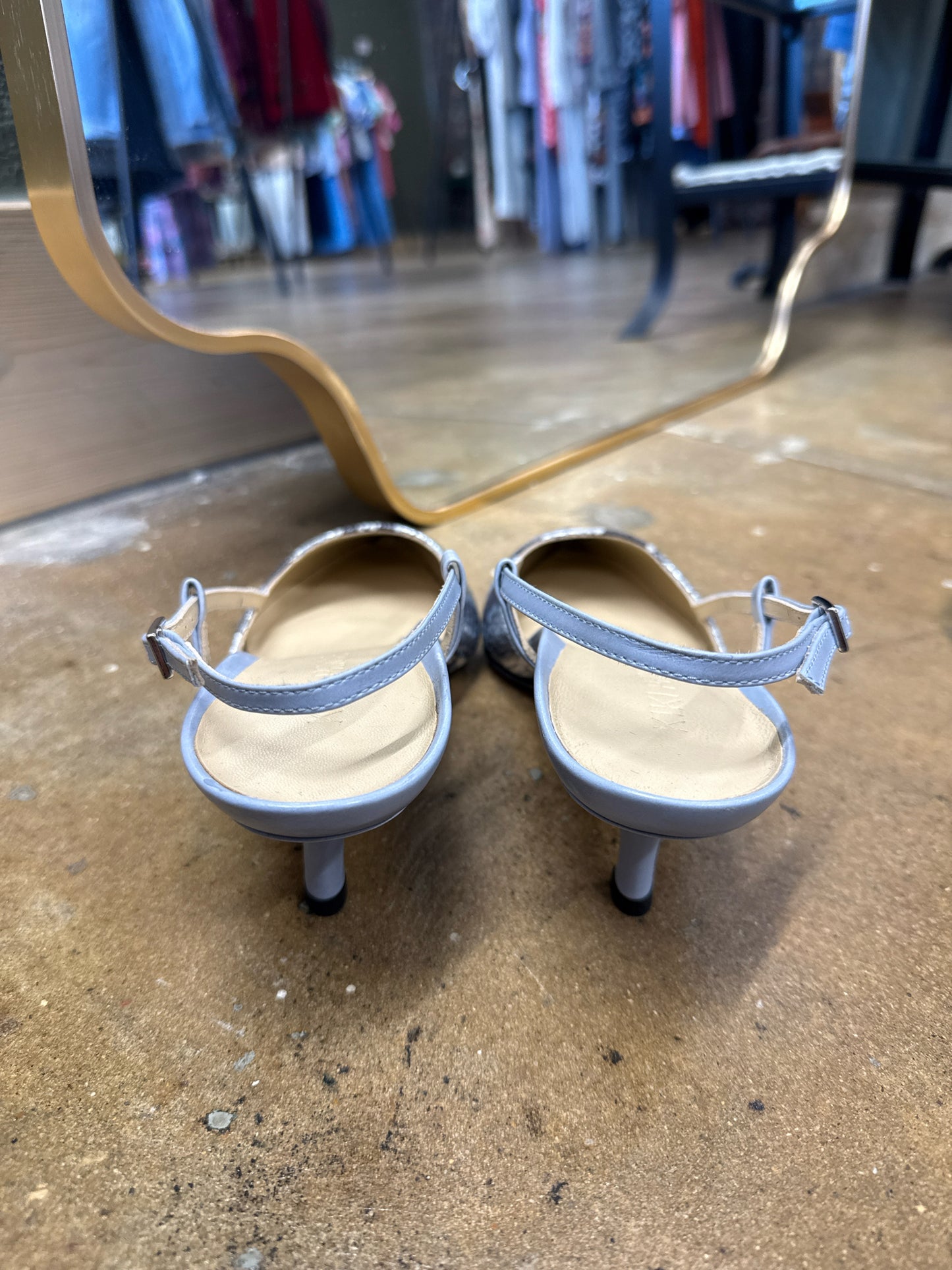 Kiki Price Shoe Size 38.5 Blue Heels