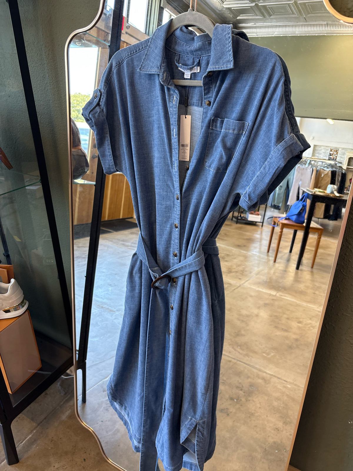CHICO'S Size M Denim Dress
