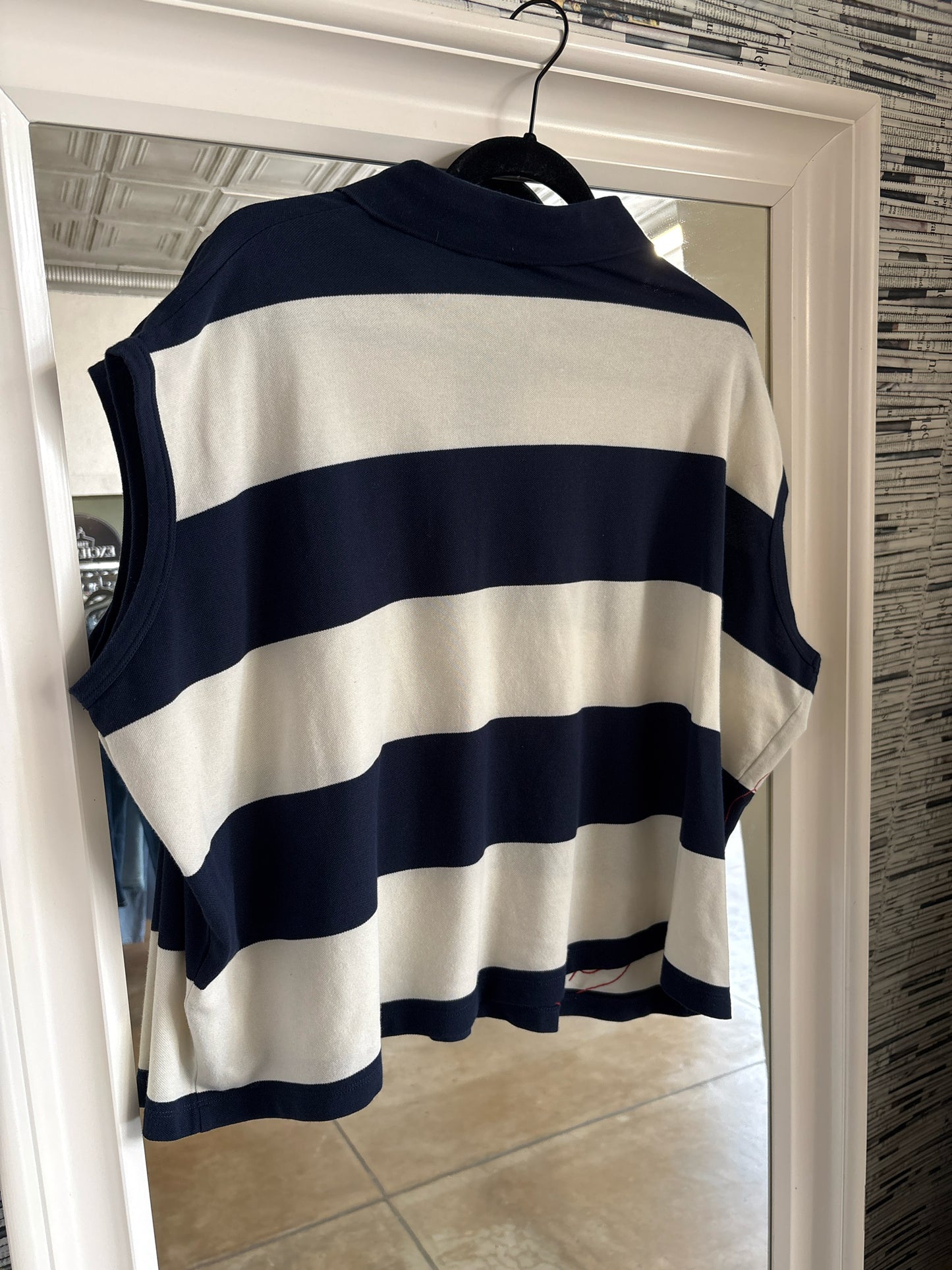free people Size S Navy + white Top