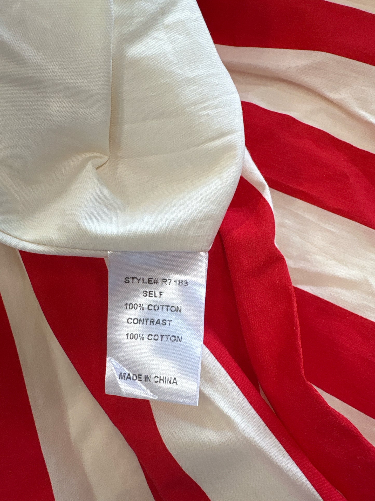 Jodifl Size Sm Cream/Red Skirt