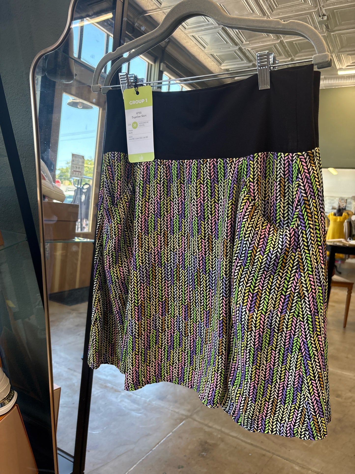 Cabi Size M black multi Two Piece Set