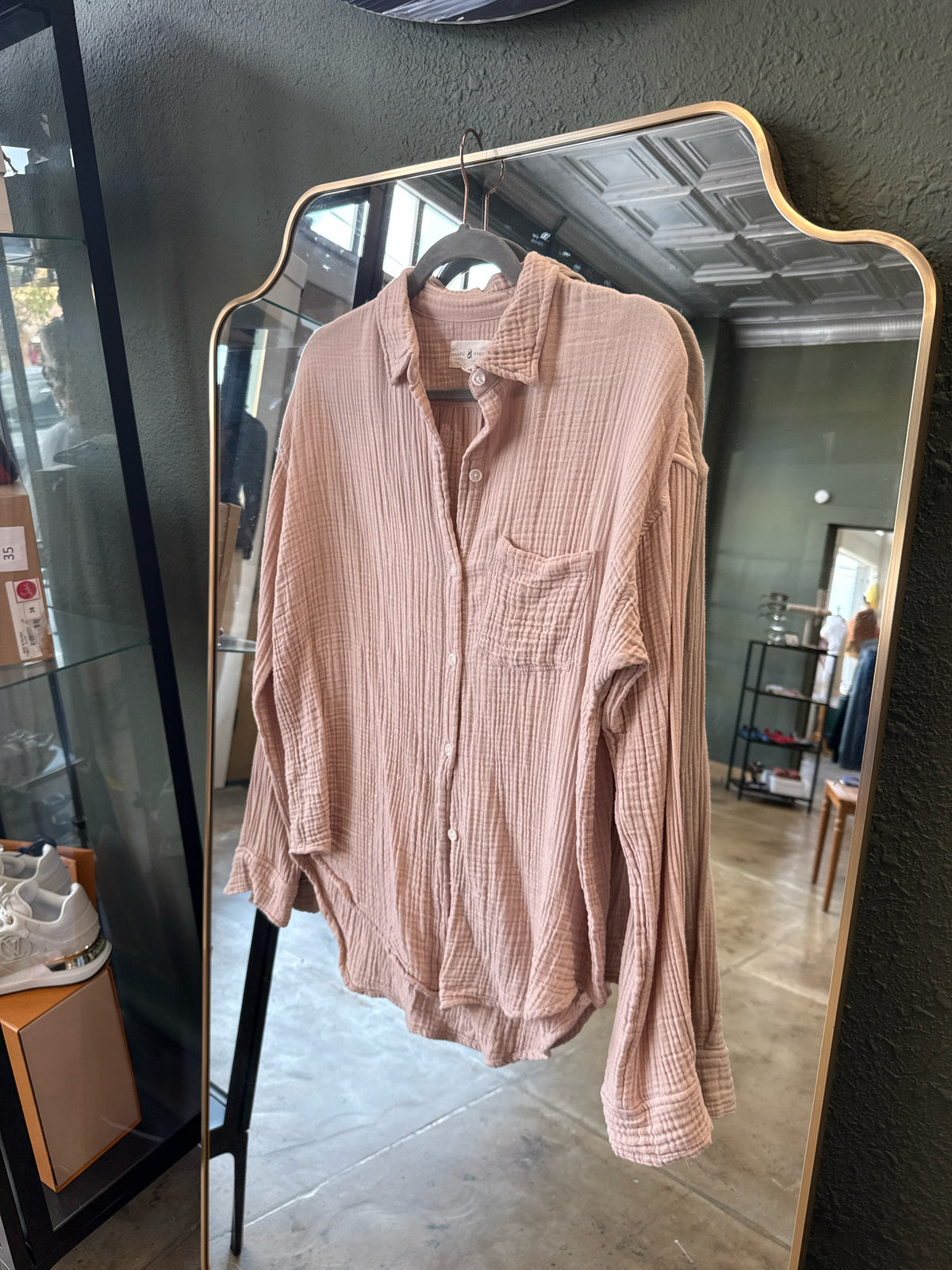 Lou & Grey Size XS Pink Top